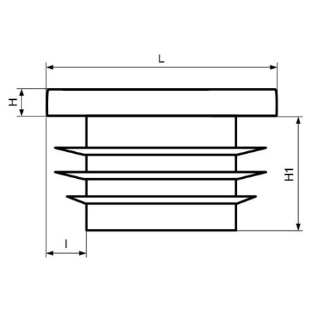 Zaślepka Plastikowa Profilu 70 x 70 mm